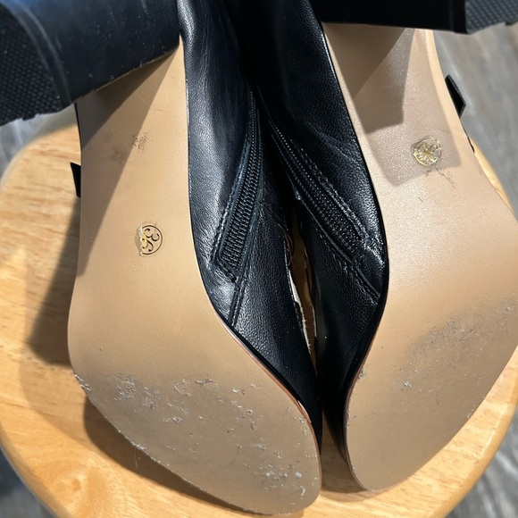 Tori.WeinanPeng Leopard adjustable Boots - Picture 7 of 8